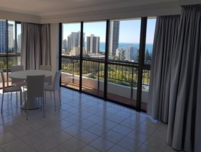 Silver Grey Reverse Pleat Blockout Curtains Under Bulkhead